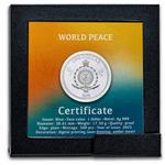 One Dollar Silver 2025 World Peace: Photo Coin, Niue, One Dollar Silver 2025 World Peace / thumbnail