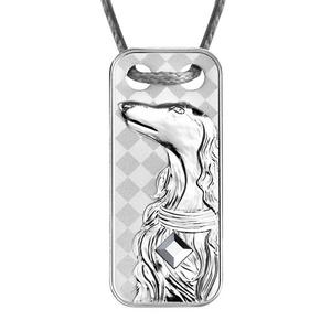 Niue / One Dollar Silver 2018 Year of the Dog Pendant - reverse photo