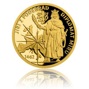 Niue / Gold Tenth-Ounce 2018 George of Poděbrady - Diplomat of Peace - reverse photo