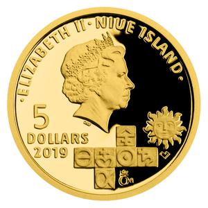 Niue / Gold Tenth-Ounce 2019 Alchemists - Bavor Rodovský Jr - obverse photo