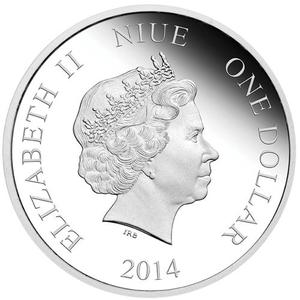 Niue / Silver Half Ounce 2014 Doctor Who Monsters - Cybermen - obverse photo