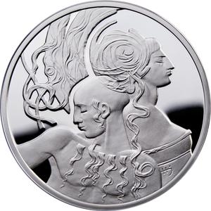 Niue / Silver Ounce 2010 Samson and Delilah - reverse photo