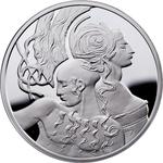 Niue / Silver Ounce 2010 Samson and Delilah - reverse photo
