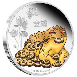 Niue / Silver Ounce 2016 Feng Shui - Money Toad - reverse photo
