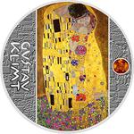 Niue / One Dollar Silver 2018 Gustav Klimt - The Kiss - reverse photo