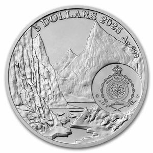 Niue / Five Dollars Silver 2025 Mammoth - obverse photo