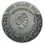 Silver Ounce 2015 Snow Leopards: Photo Coin, Niue, Silver Ounce 2015 Snow Leopards / thumbnail