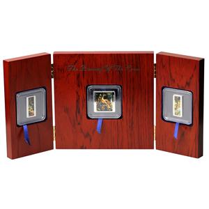 Niue / Silver Two Ounces 2012 Raising of the Cross Triptych - obverse photo