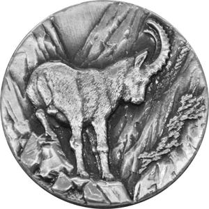 Niue / Silver Ounce 2014 Swiss Wildlife - Capricorn - reverse photo