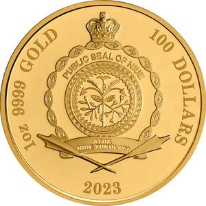 Niue / Gold Ounce 2023 Great Australian Desert - obverse photo