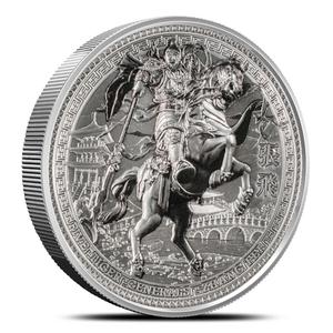 Niue / Silver Three Ounces 2021 Five Tiger Generals - Zhang Fei - reverse photo