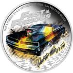 Silver Ounce 2023 Fast and Furious - Quarter Mile at a Time: Photo 2023 Fast and Furious 1oz Silver Proof Coloured Coin - Quarter Mile at a Time / thumbnail