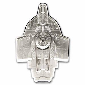 Niue / Silver Three Ounces 2025 Star Trek Ships - Defiant NX-74205 - reverse photo