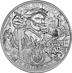 Niue / Silver Ounce 2021 Robin Hood - reverse photo
