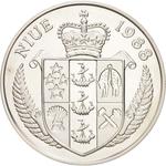 Fifty Dollars 1988 Steffi Graf: Photo Coin, Niue, Fifty Dollars 1988 Steffi Graf / thumbnail