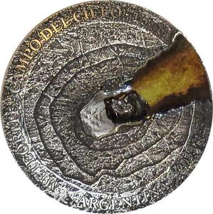Niue / Silver Ounce 2015 Meteorite Campo del Cielo - reverse photo