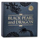 Silver Two Ounces 2023 Black Pearl and Dragon: Photo Coin, Niue, Silver Two Ounces 2023 Black Pearl and Dragon / thumbnail