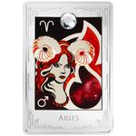 Silver Two Ounces 2025 Star Signs of the Zodiac - Aries: Photo Coin, Niue, Silver Two Ounces 2025 Star Signs of the Zodiac - Aries / thumbnail