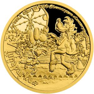 Niue / Gold Tenth-Ounce 2021 Just You Wait - In the Amusement Park - reverse photo