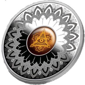Niue / One Dollar Silver 2017 Eye of Providence - reverse photo