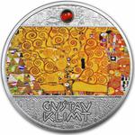 Niue / One Dollar Silver 2018 Gustav Klimt - Tree of Life - reverse photo