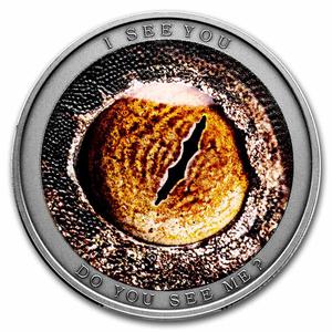 Niue / Silver Half Ounce 2021 Satanic Leaf-Tailed Gecko - reverse photo