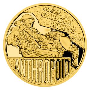 Niue / Gold Quarter Ounce 2022 Gabčík and Kubiš - reverse photo