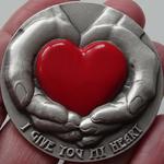 Silver Three Ounces 2016 I Give You My Heart: Photo Coin, Niue, Silver Three Ounces 2016 I Give You My Heart / thumbnail
