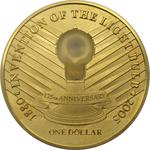 Niue / Gold Ounce 2005 Thomas Edison - Electric Bulb - reverse photo