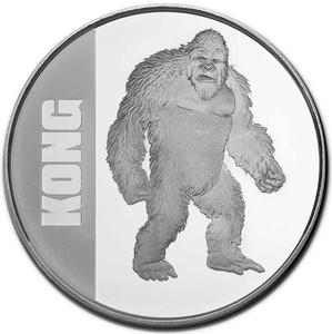 Niue / Silver Ounce 2021 Godzilla vs Kong - Kong - reverse photo