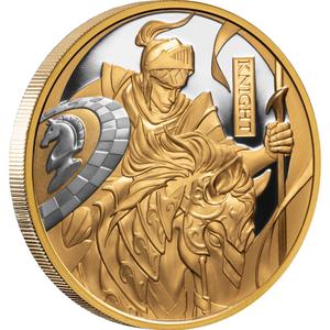 Niue / Gold Ounce 2024 Chess Knight - reverse photo