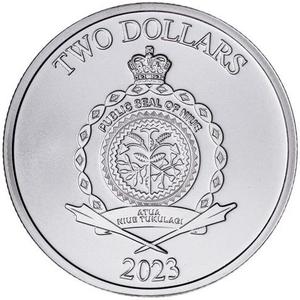 Niue / Silver Ounce 2023 Ram of Calvary - obverse photo