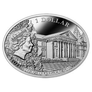 Niue / One Dollar Silver 2015 Balzac and Ewelina - obverse photo