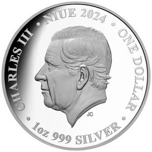 Niue / Silver Ounce 2024 Mythical Creatures - Gryphon - obverse photo