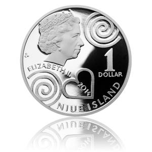Niue / One Dollar Silver 2014 Eva Samkova - obverse photo