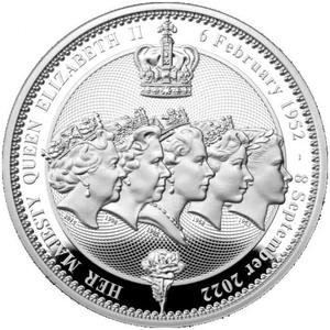 Niue / Silver Ounce 2022 Queen Elizabeth II - Royal Effigies - reverse photo