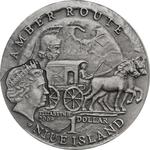 Niue / Silver Ounce 2009 Amber Route - Wroclaw - obverse photo