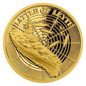 Niue / Gold Tenth-Ounce 2019 Battle of Leyte Gulf - reverse photo