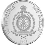 Silver Ounce 2023 Captain James Cook: Photo Coin, Niue, Silver Ounce 2023 Captain James Cook / thumbnail