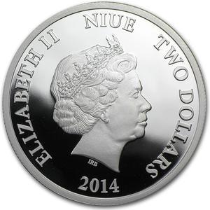 Niue / Silver Ounce 2014 Year of the Horse - obverse photo