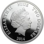 Niue / Silver Ounce 2014 Year of the Horse - obverse photo