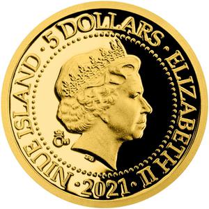 Niue / Gold Half Gram 2021 Saint Lucas - obverse photo
