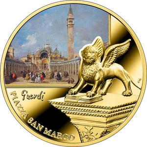 Niue / Fifty Dollars Gold 2016 Piazza san Marco - reverse photo