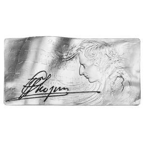 Niue / Silver Four Ounces 2015 Chopin’s Score - reverse photo