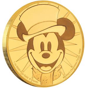 Niue / Gold Ounce 2017 Mickey - Christmas Carol - reverse photo