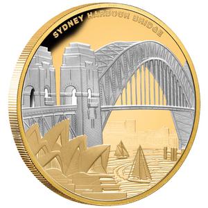 Niue / Gold Ounce 2022 Sydney Harbour Bridge - reverse photo