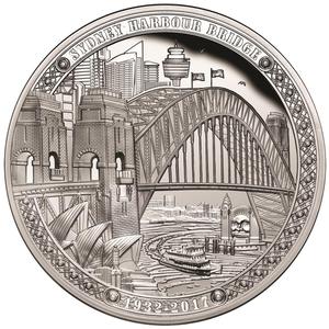 Niue / Silver Two Ounces 2017 Sydney Harbour Bridge - reverse photo