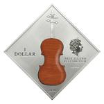 Silver Ounce 2014 Stradivarius Violin: Photo Coin, Niue, Silver Ounce 2014 Stradivarius Violin / thumbnail