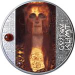 Niue / One Dollar Silver 2019 Gustav Klimt - Pallas Athene - reverse photo