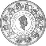 Silver Ounce 2011 Mucha - Taurus: Photo Coin, Niue, Silver Ounce 2011 Mucha - Taurus / thumbnail